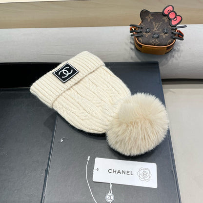 BONNET EN LAINE BEIGE 422178 
