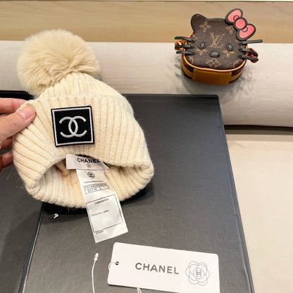 BONNET EN LAINE BEIGE 422178 