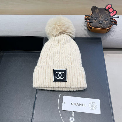 BONNET EN LAINE BEIGE 422178 