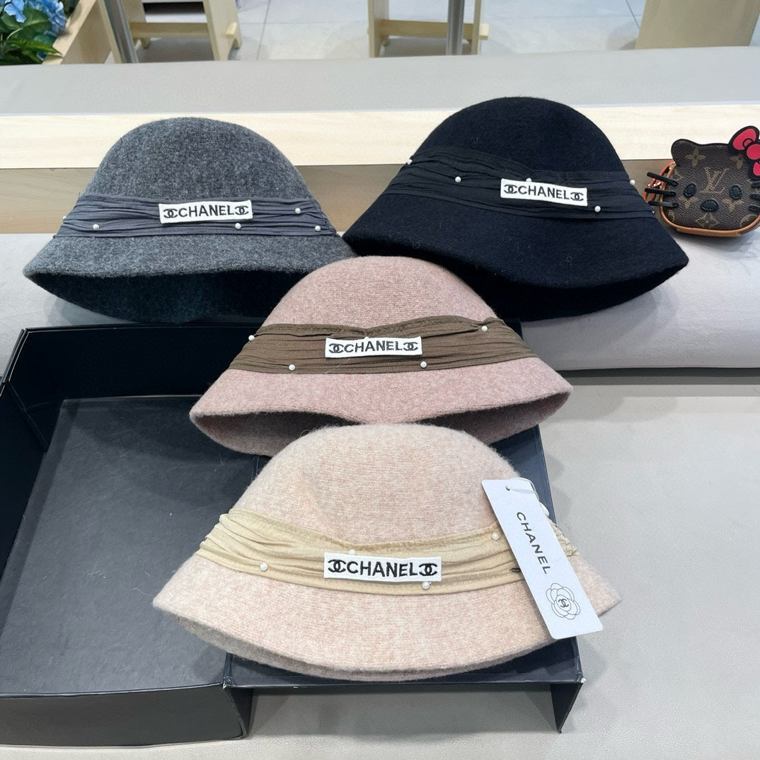 CHAPEAU BOB EN MÉLANGE DE LAINE MARRON ROSÉ 426248