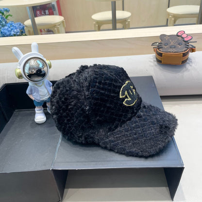 CASQUETTE DE BASEBALL EN POLAIRE NOIRE 431371 