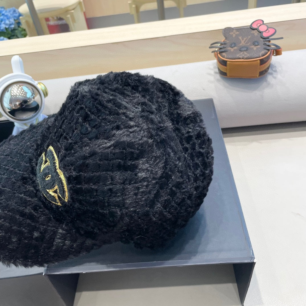 CASQUETTE DE BASEBALL EN POLAIRE NOIRE 431371 