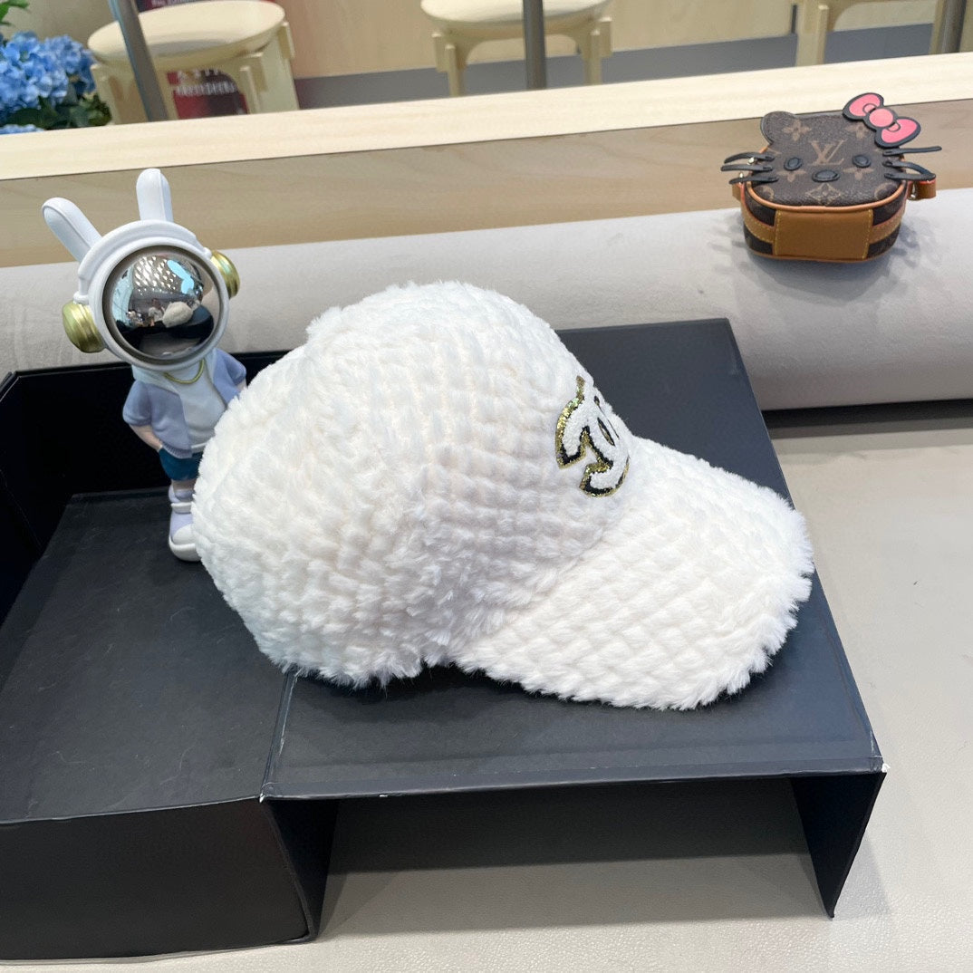 CASQUETTE DE BASEBALL EN POLAIRE BLANCHE 431372 