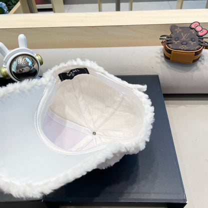 CASQUETTE DE BASEBALL EN POLAIRE BLANCHE 431372 