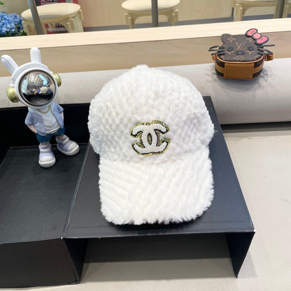 CASQUETTE DE BASEBALL EN POLAIRE BLANCHE 431372 
