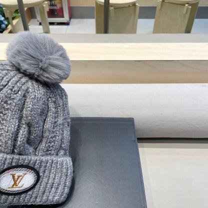 BONNET EN LAINE GRISE 433485 