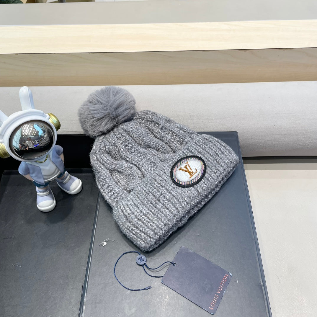 BONNET EN LAINE GRISE 433485 