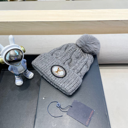 BONNET EN LAINE GRISE 433485 
