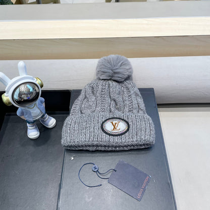 BONNET EN LAINE GRISE 433485 