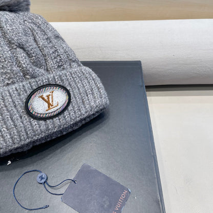 BONNET EN LAINE GRISE 433485 