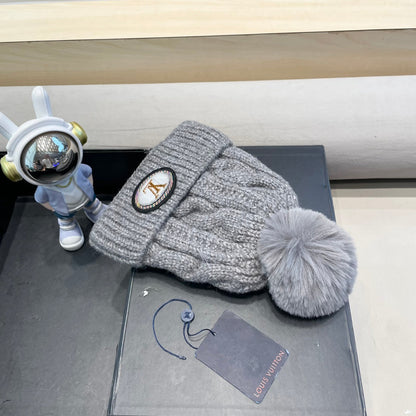 BONNET EN LAINE GRISE 433485 