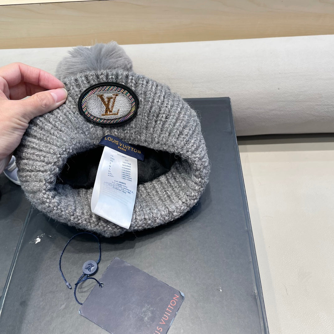 BONNET EN LAINE GRISE 433485 