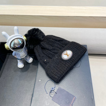 BONNET EN LAINE NOIRE 433486 