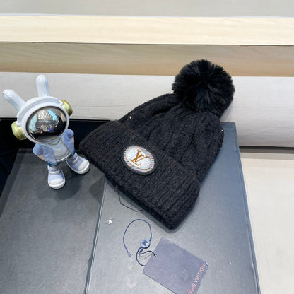 BONNET EN LAINE NOIRE 433486 