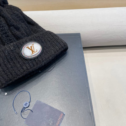 BONNET EN LAINE NOIRE 433486 