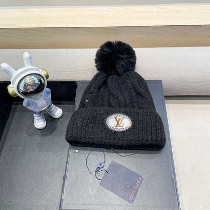 BONNET EN LAINE NOIRE 433486 