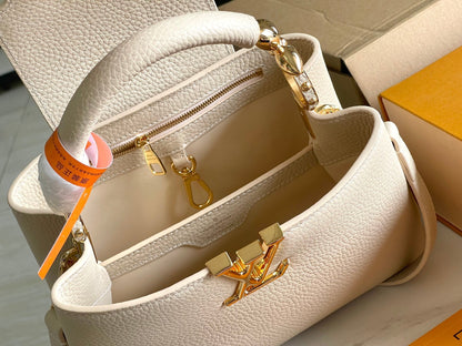 CAPUCINES MINI 21 QUINCAILLERIE BEIGE TAURILLON OR