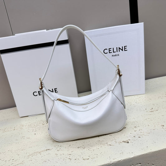 MINI 19 ROMY EN CUIR DE VEAU SOUPLE BLANC