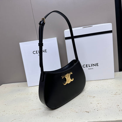 ミニ 22 ティリーバッグ（ブラック シャイニーカーフスキン）