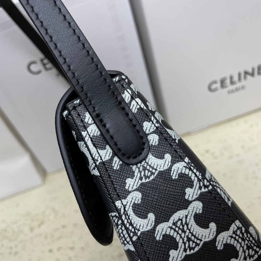 ローラ バゲットバッグ 28 ブラックミックスホワイトモノグラムキャンバス＆カーフスキン