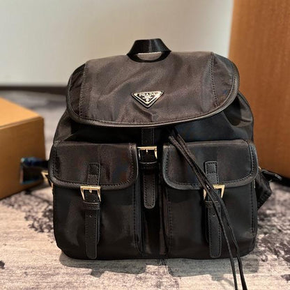 SAC À DOS PRA 32 EN RE-NYLON NOIR