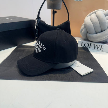 Casquette Celin en coton noir 210332