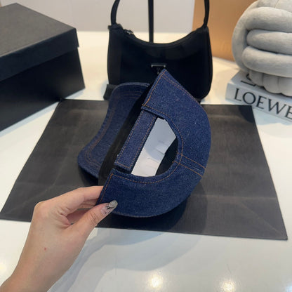 Casquette Celin en denim bleu 210428