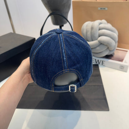 Casquette Celin en denim bleu 210417