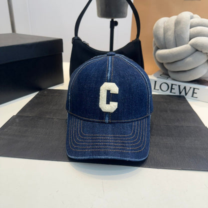 Casquette Celin en denim bleu 210417