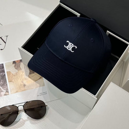 Casquette Celin en coton bleu anthracite 210406