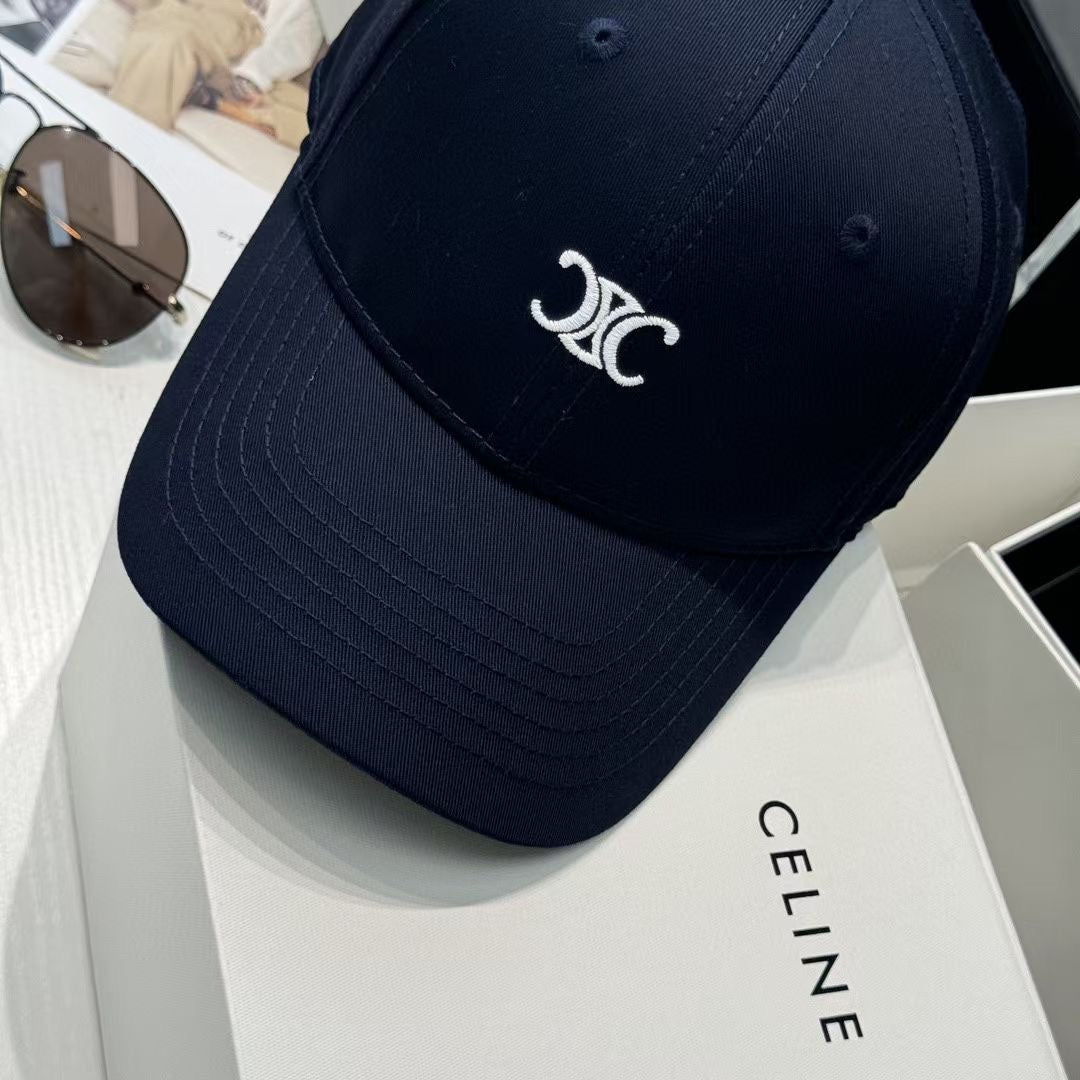 Casquette Celin en coton bleu anthracite 210406