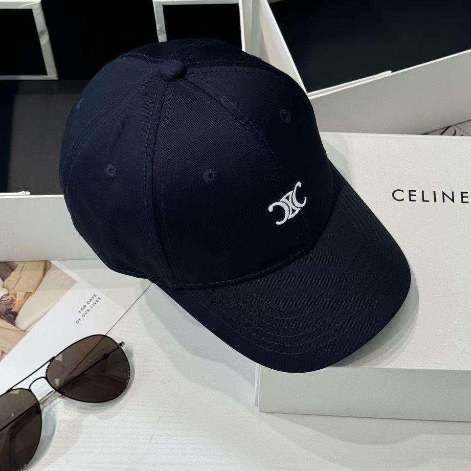 Casquette Celin en coton bleu anthracite 210406