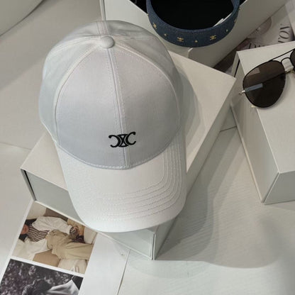 Casquette Celin en coton blanc 210405