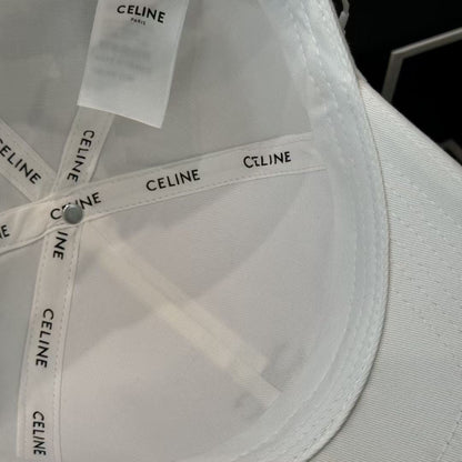 Casquette Celin en coton blanc 210405