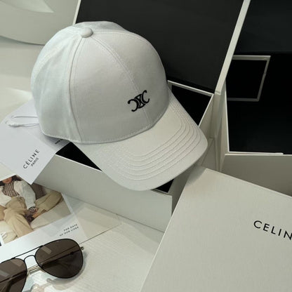 Casquette Celin en coton blanc 210405