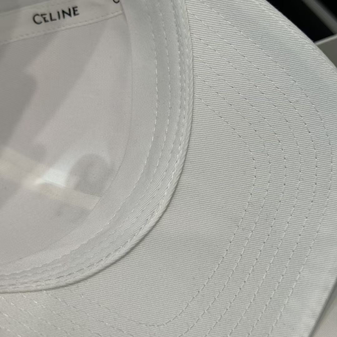 Casquette Celin en coton blanc 210405