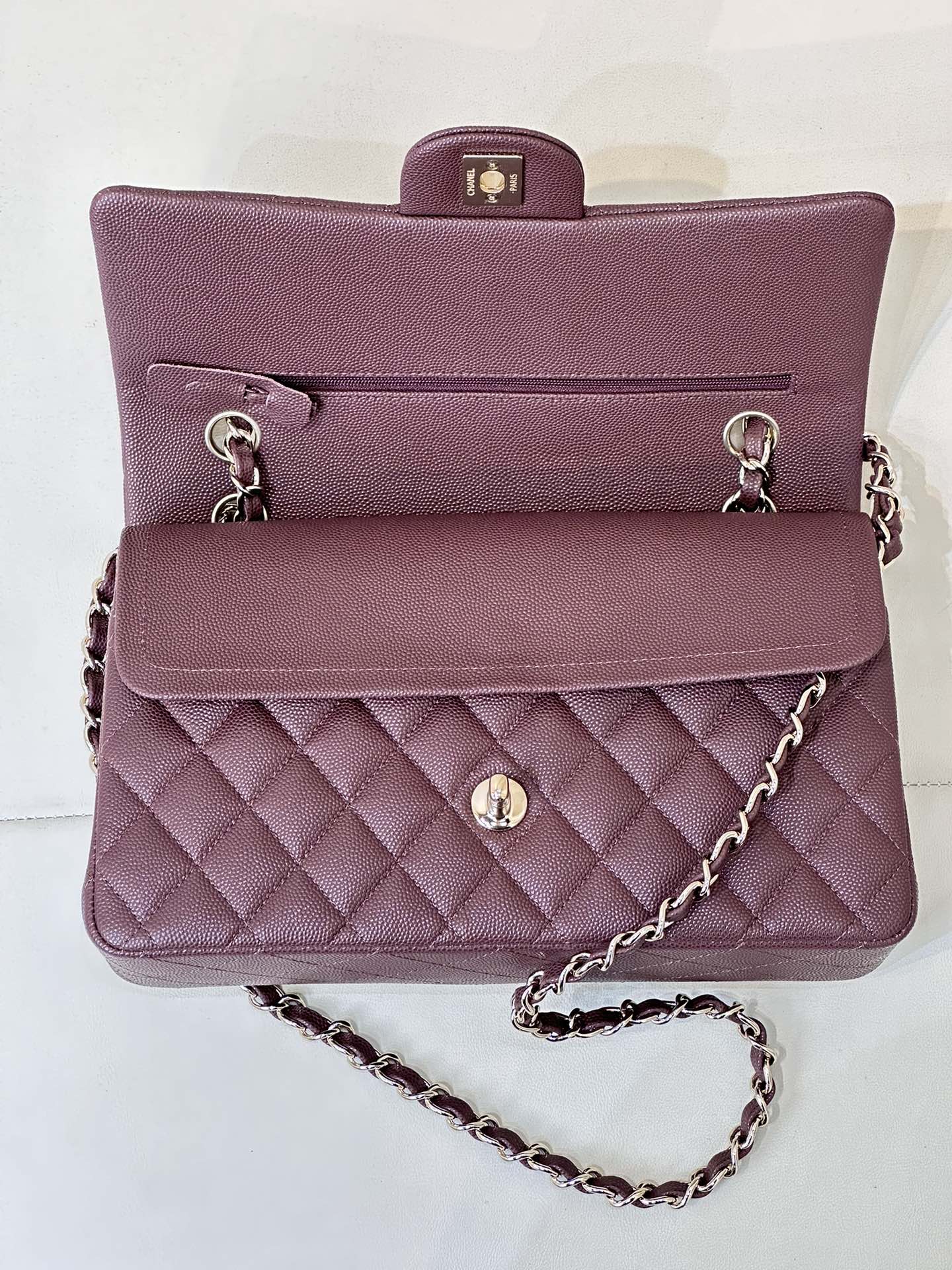 RABAT CLASSIQUE 23CM BORDEAUX CAVIAR QUINCAILLERIE OR CLAIR 