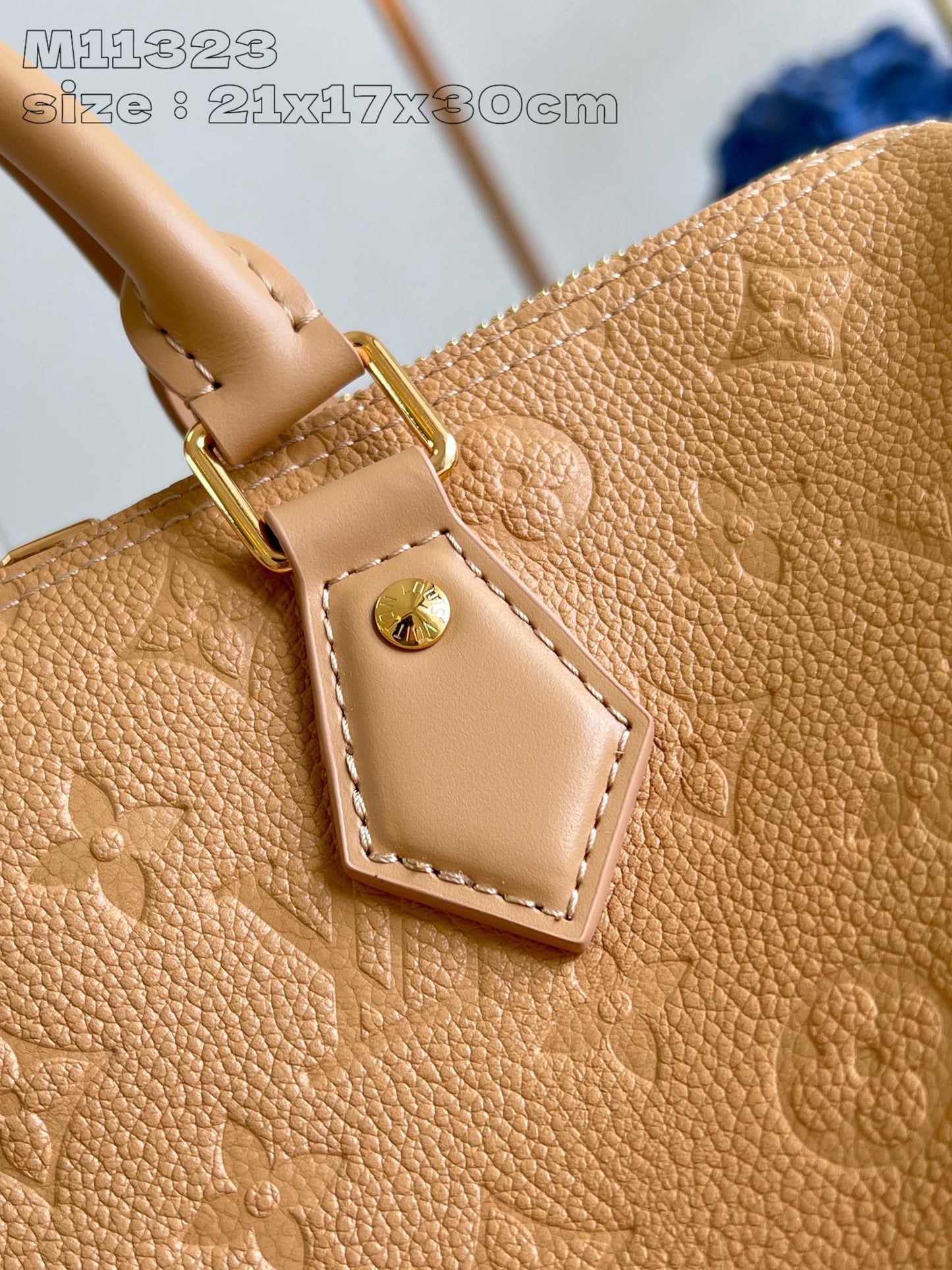 Speedy Soft 30 Cuir de vachette monogrammé beige Arizona