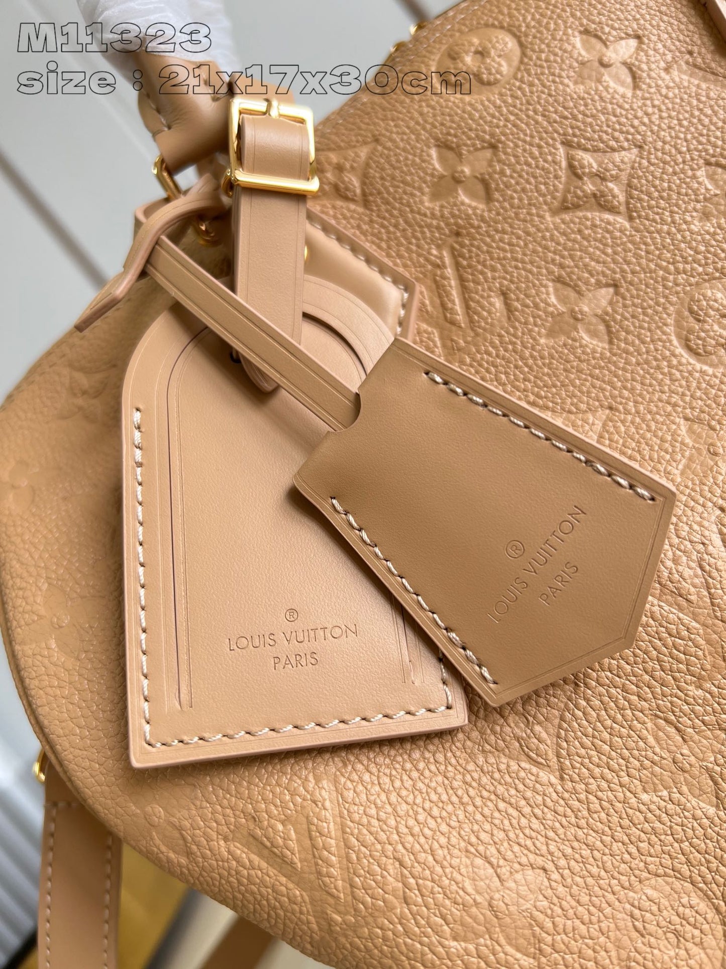 Speedy Soft 30 Cuir de vachette monogrammé beige Arizona