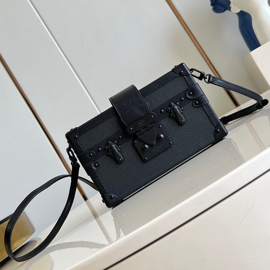 LV PETITE MALLE 20 CUIR DE VEAU NOIR 