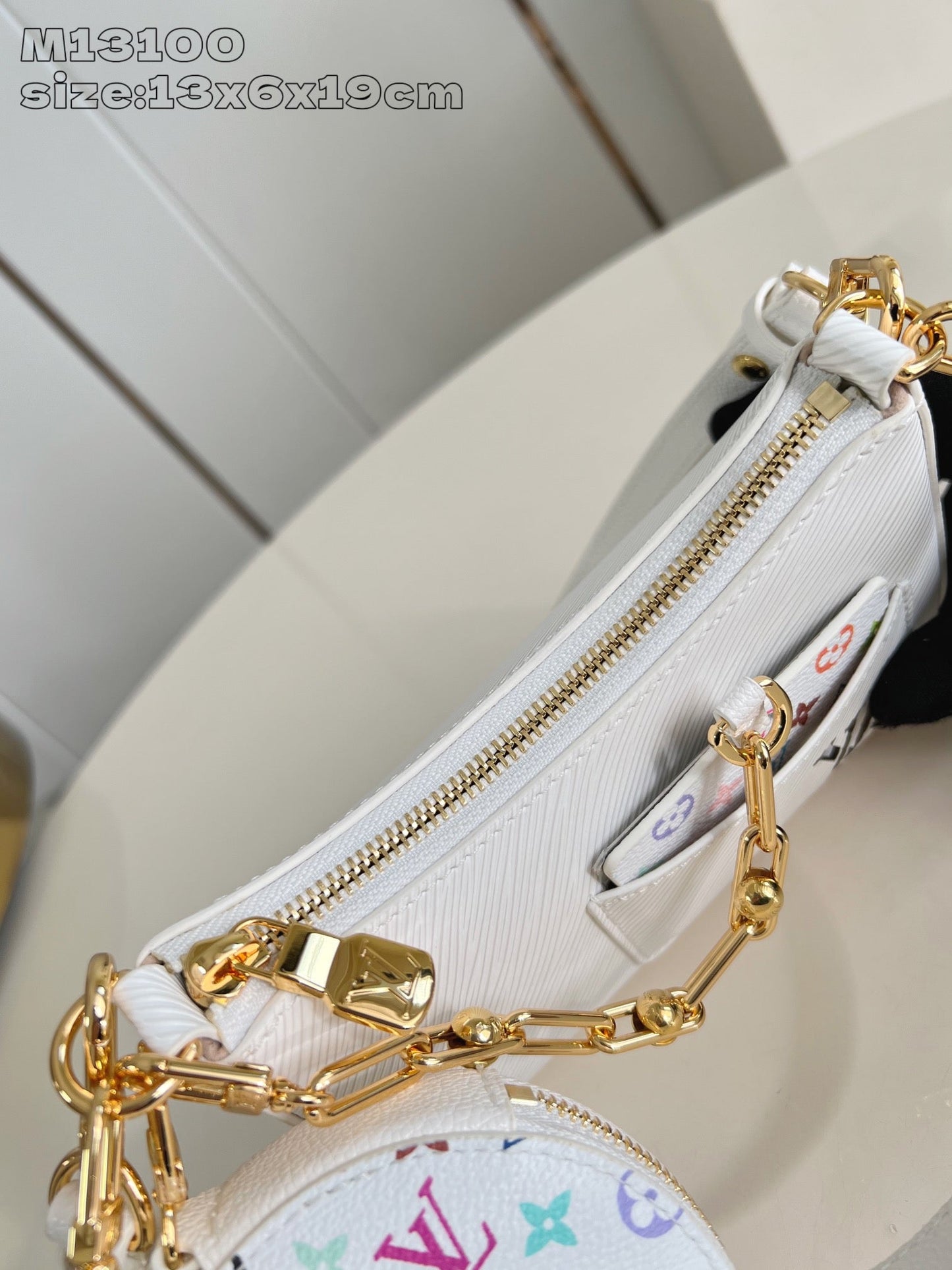 LV マレリーニ LV×TM ホワイト エピ 牛革 203650