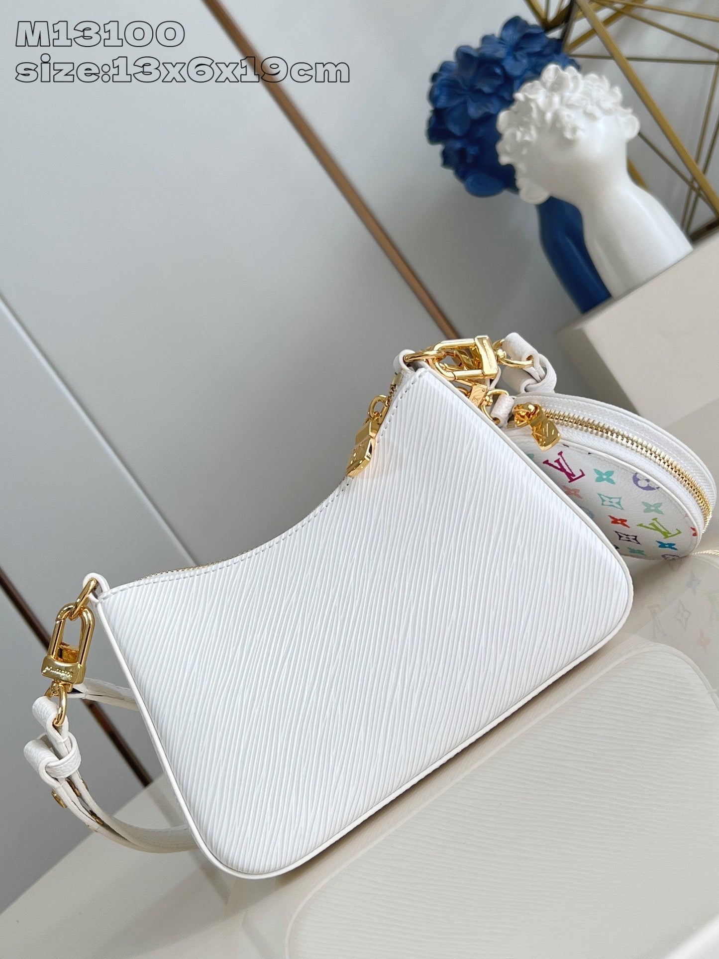 LV マレリーニ LV×TM ホワイト エピ 牛革 203650