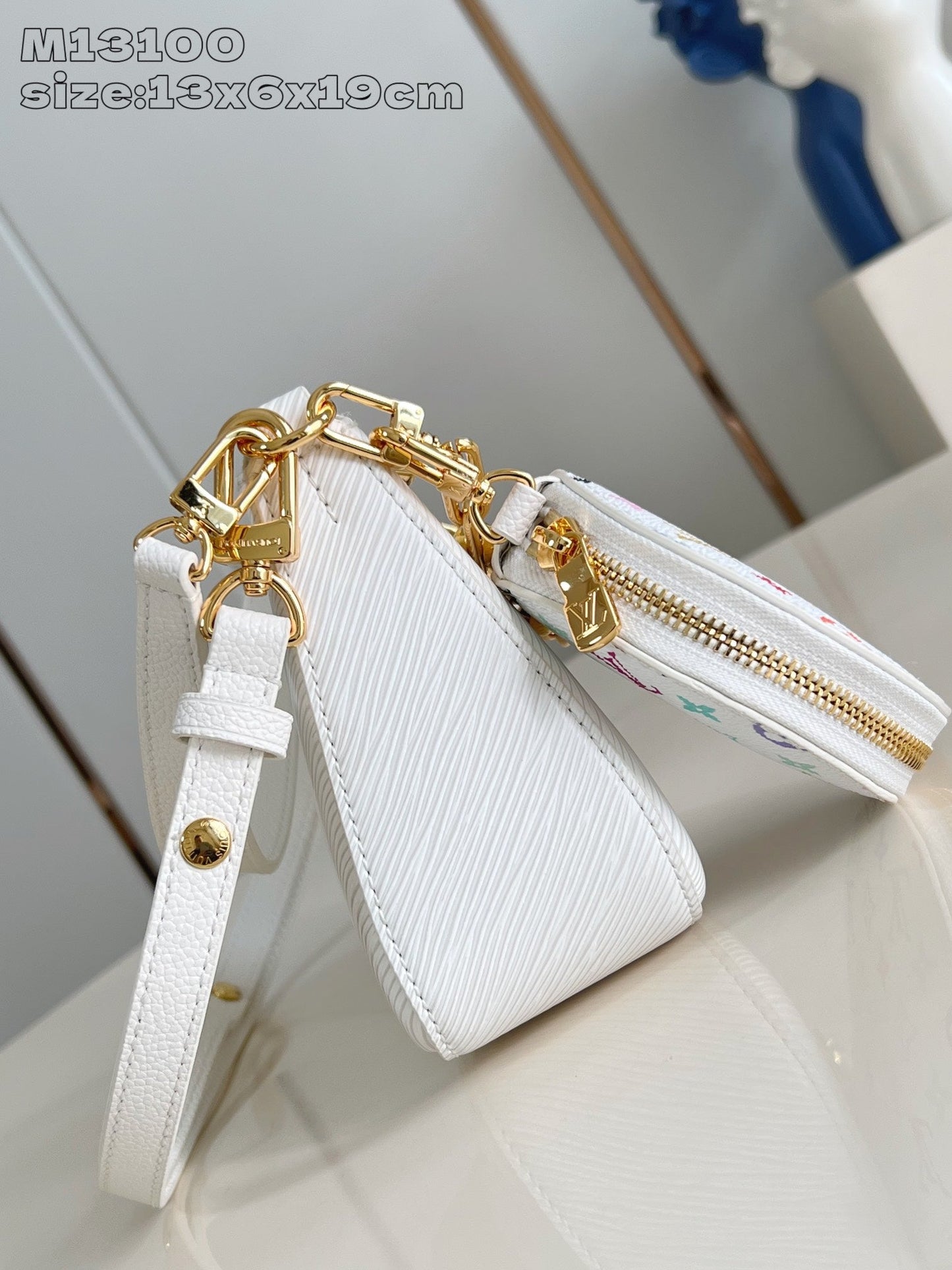 LV マレリーニ LV×TM ホワイト エピ 牛革 203650