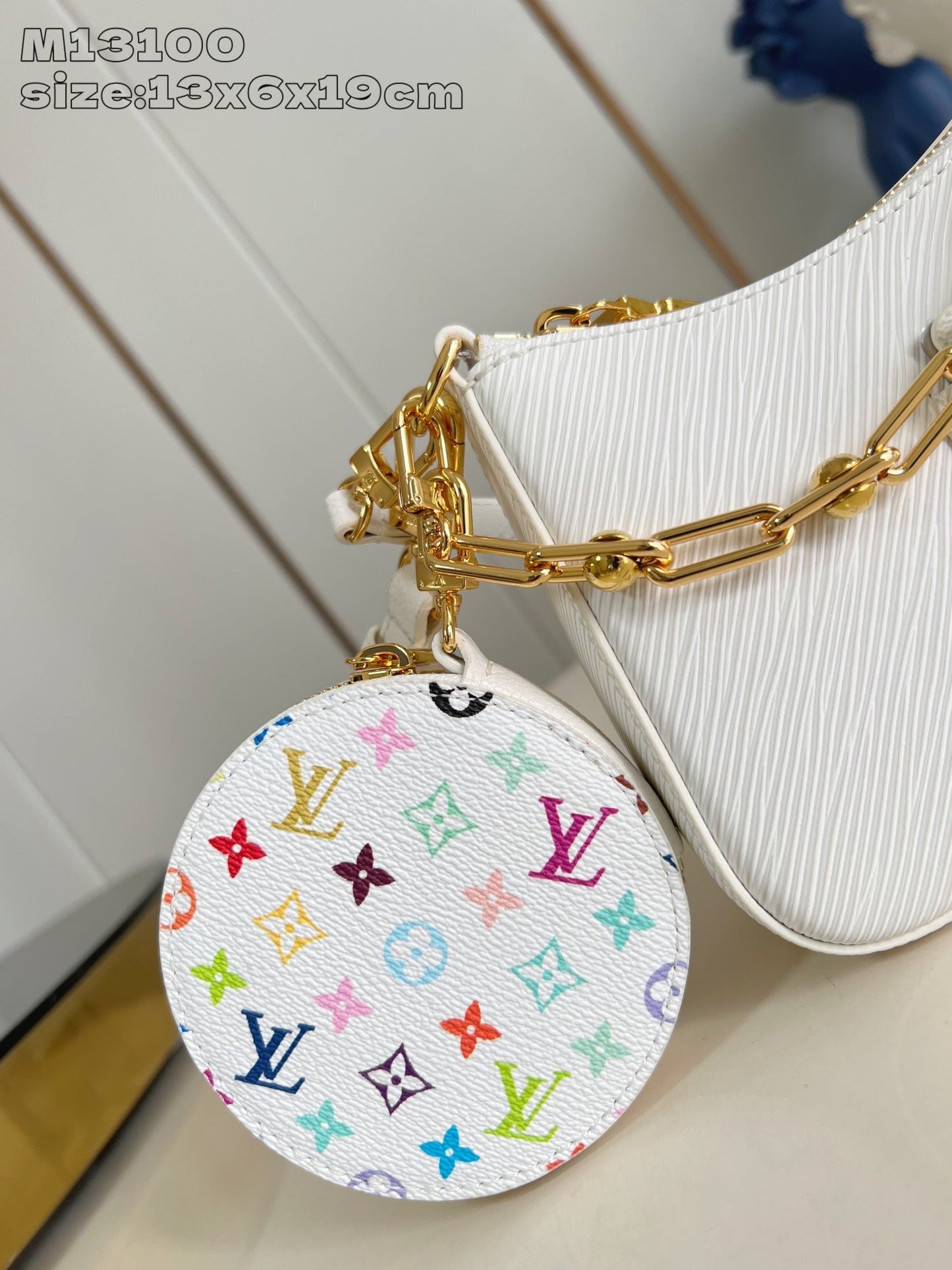 LV マレリーニ LV×TM ホワイト エピ 牛革 203650
