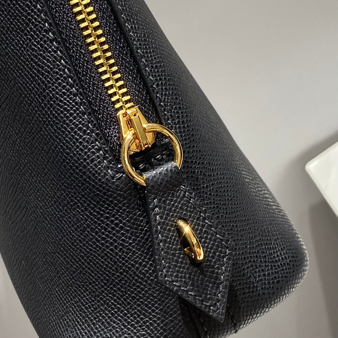 HM Bolide 25 Cuir Epsom noir, accessoires dorés 237381