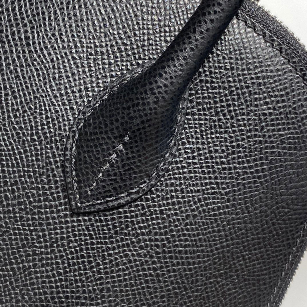 HM Bolide 25 Cuir Epsom noir, accessoires argentés 237384