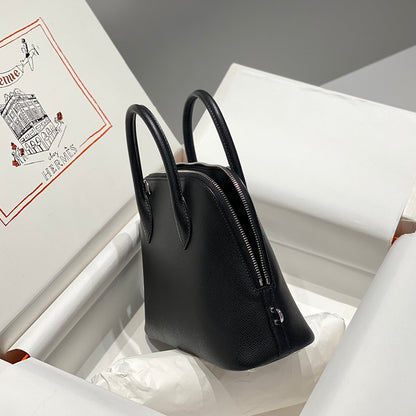 HM Bolide 25 Cuir Epsom noir, accessoires argentés 237384