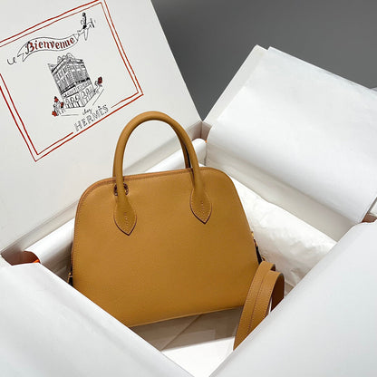 HM Bolide 25 Camel Cuir Epsom Ferrures dorées 237418