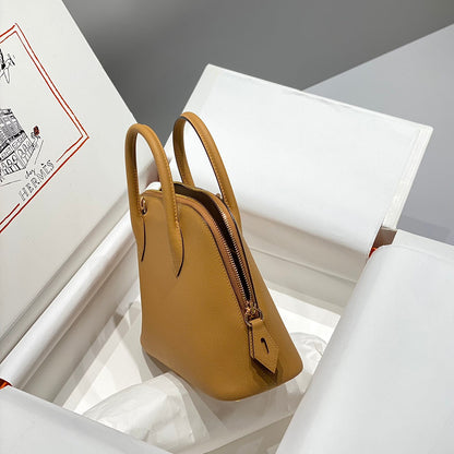 HM Bolide 25 Camel Cuir Epsom Ferrures dorées 237418