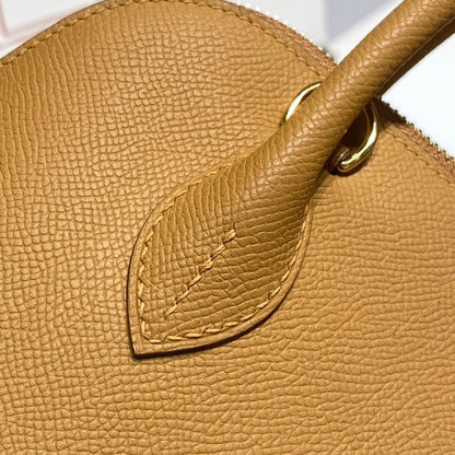 HM Bolide 25 Camel Cuir Epsom Ferrures dorées 237418